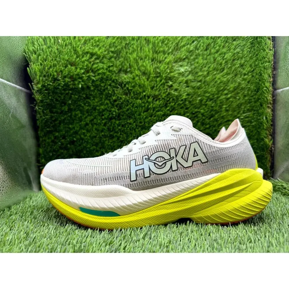 Hoka One One Mach X 2 1155119-FCT Athletic Sneaker Mens 9.5D Gray Mesh Running
